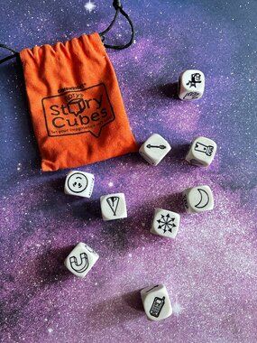 Rory's Story Cubes in Orange Bag